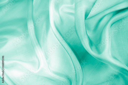 Satin fabric with gentle curves