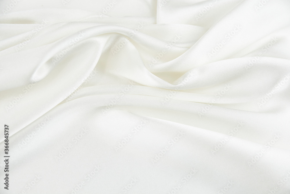 Naklejka premium Satin fabric with gentle curves