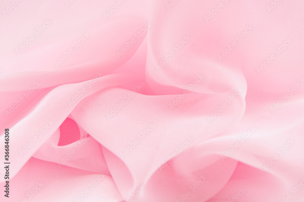 Satin fabric with gentle curves Satin fabric with gentle curves