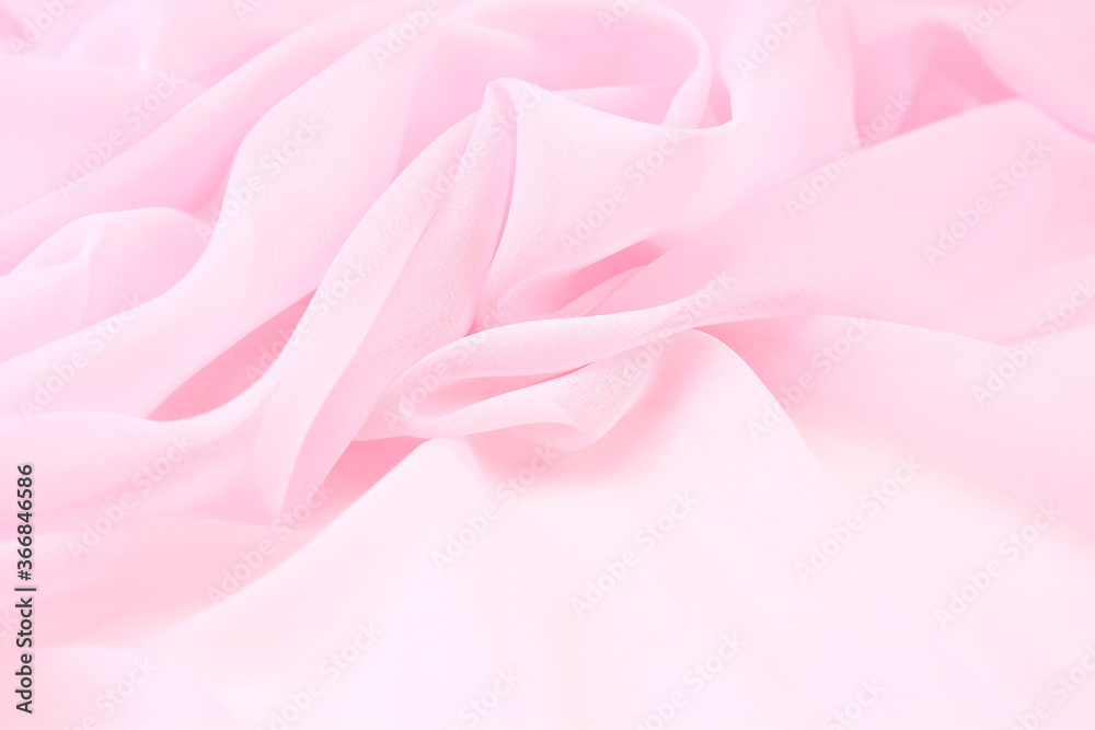 Satin fabric with gentle curves Satin fabric with gentle curves