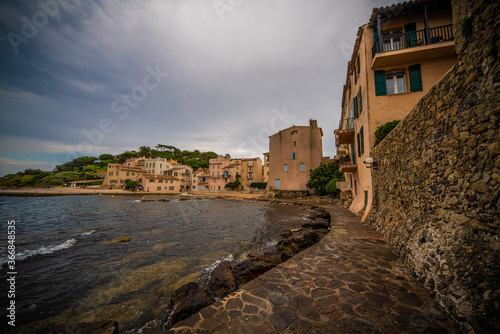Typical view in the historic district of Saint Tropez - travel photography