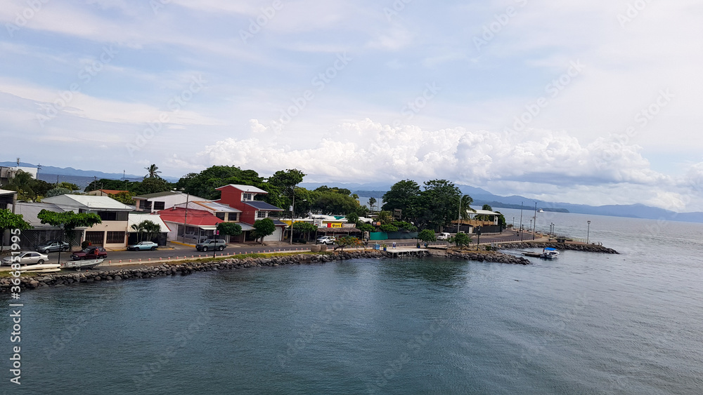 View of the end of Puntarenas, Costa Rica