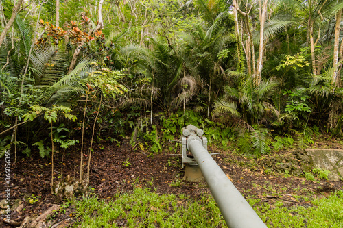 Piti Gun located in the jungle above Asan beach in Guam photo