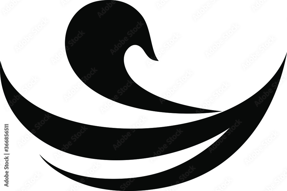 Obraz premium line vektor waves