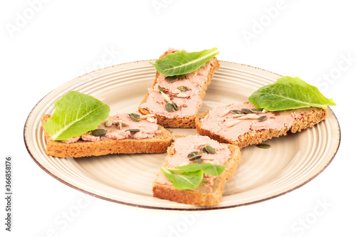 Sandwiches with pate
