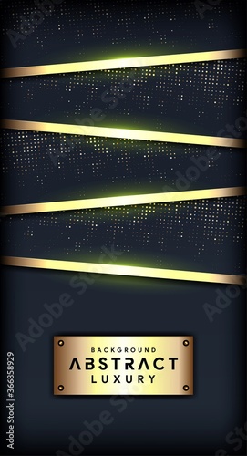 abstract black metallic frame layout tech background
