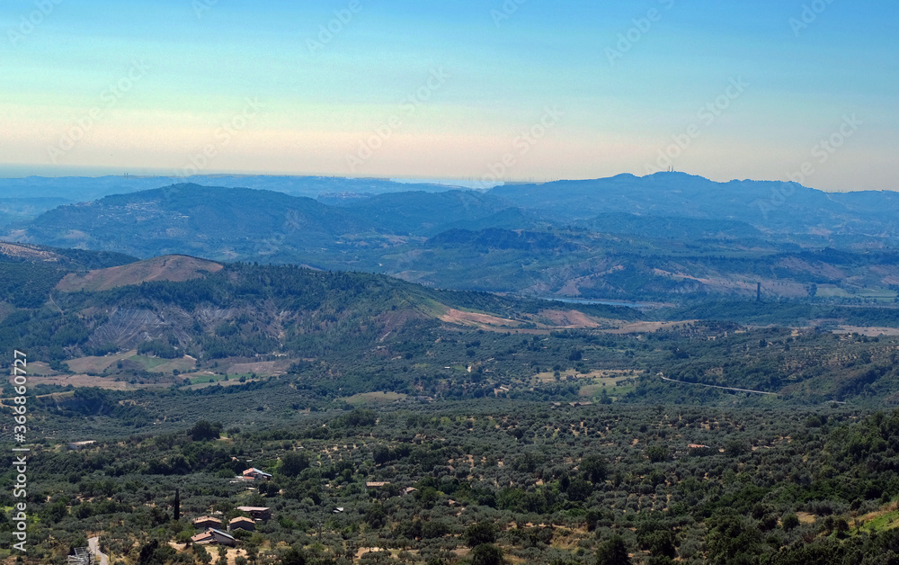 Fototapeta premium View from the Caccuri Castle Tower