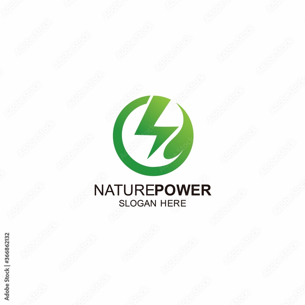 symbol nature power logo design inspiration. symbol nature power logo design inspiration.