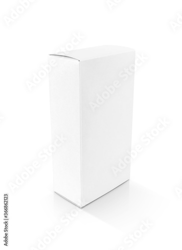blank packaging white paper cardboard box for product design mock-up © F16-ISO100