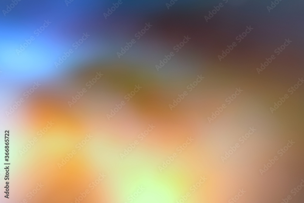 Naklejka premium Blurry abstract colorful lights background and space for text