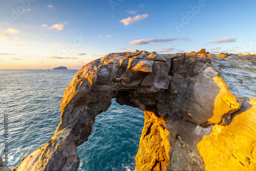 Obraz na płótnie elephant rock in shenao, taipei, taiwan w salonie