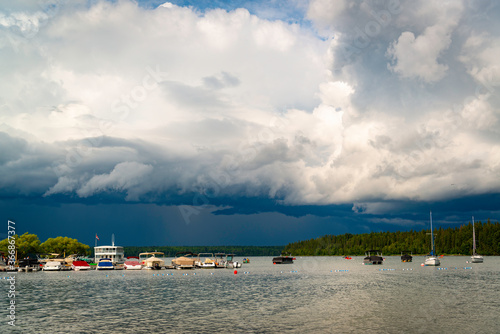 Stormy Weather over Clear Lake Manitoba Canada