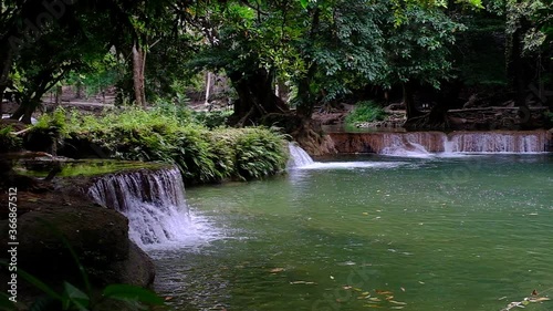 Chet Sao Noi waterfall in Khao Yai National Park, Saraburi province, Thailand.