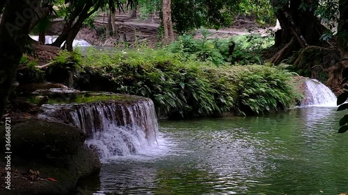 Chet Sao Noi waterfall in Khao Yai National Park, Saraburi province, Thailand.