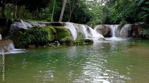 Chet Sao Noi waterfall in Khao Yai National Park, Saraburi province, Thailand.