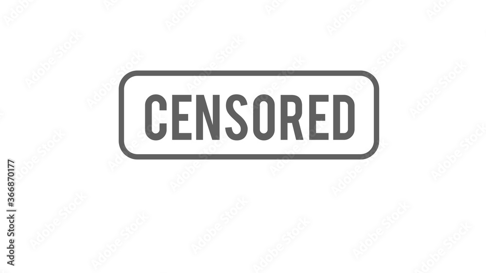 censored grunge stamp on white illustration censored grunge stamp on white illustration