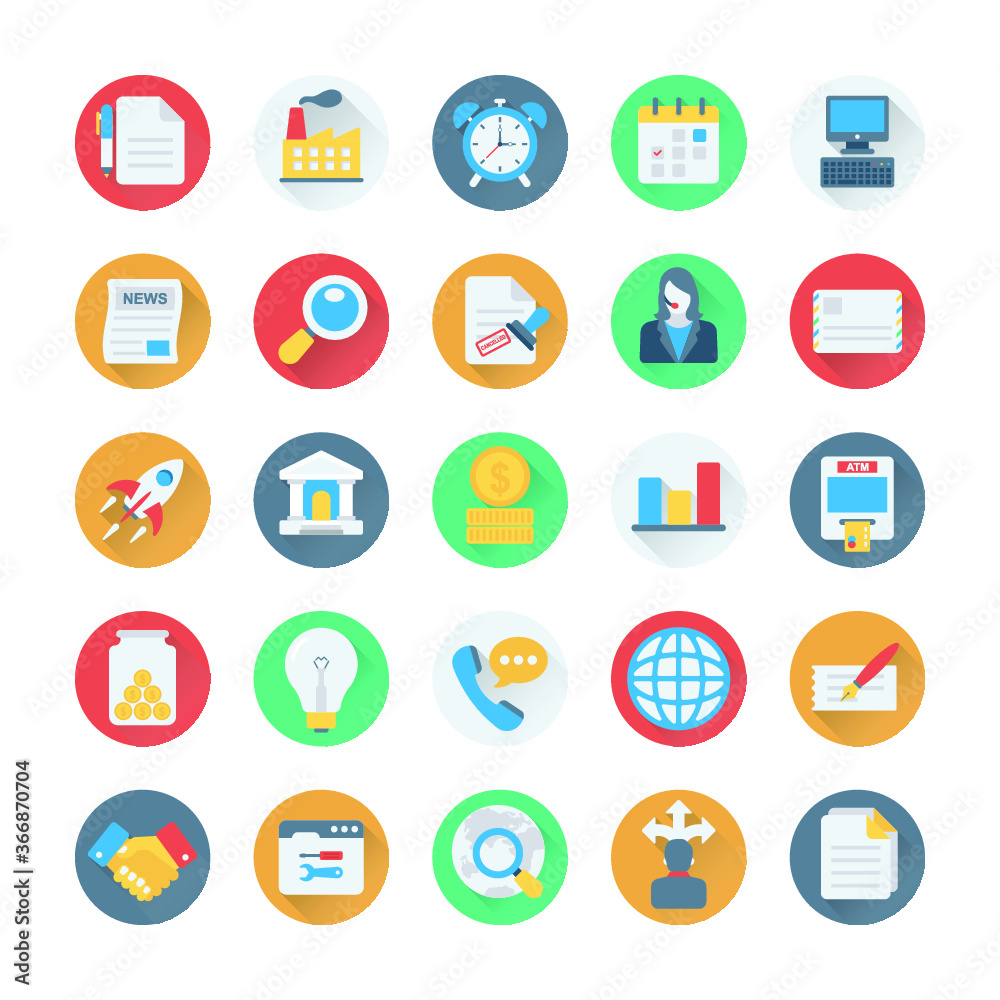 Business and Office Vector Icons 4 Business and Office Vector Icons 4