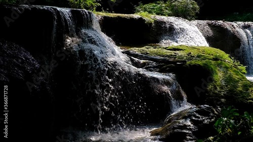 Chet Sao Noi waterfall in Khao Yai National Park, Saraburi province, Thailand.