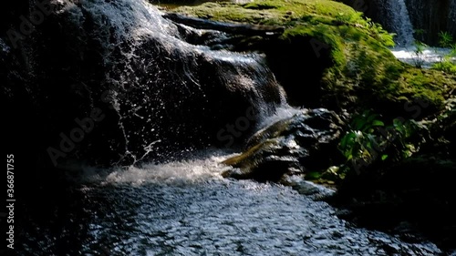 Chet Sao Noi waterfall in Khao Yai National Park, Saraburi province, Thailand.
