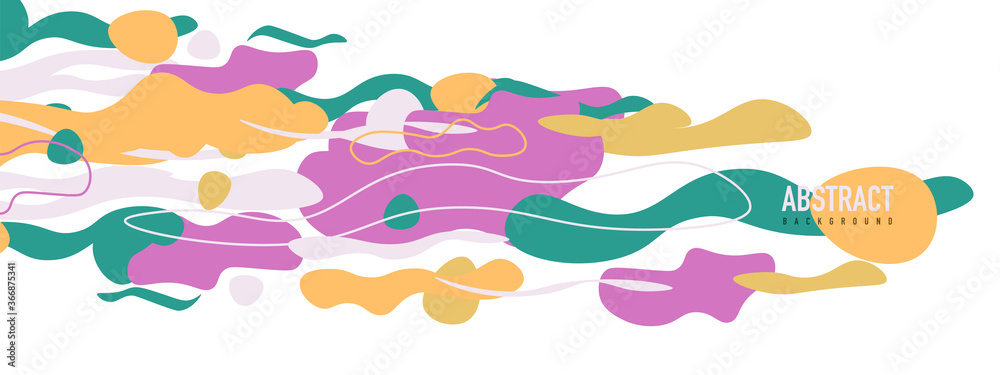 Trendy liquid style shapes abstract design, dynamic vector background for placards, brochures, posters, web landing pages, covers or banners Trendy liquid style shapes abstract design, dynamic vector background for placards, brochures, posters, web landing pages, covers or banners