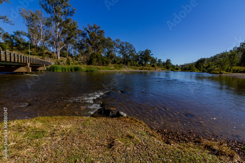 River crossing at Banks Creek Queensland Australia