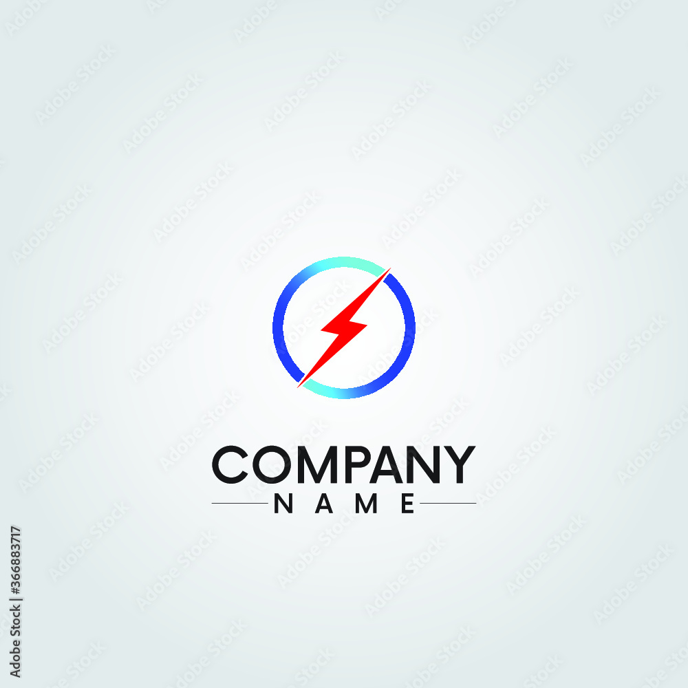 power or electric symbol logo design power or electric symbol logo design