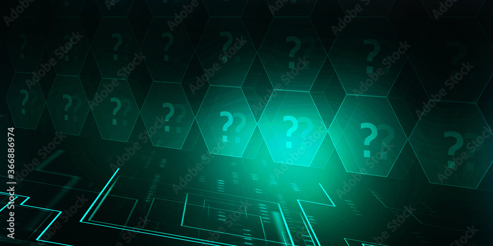 2d illustration question mark background 2d illustration question mark background