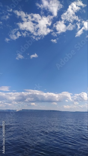 blue sky and sea