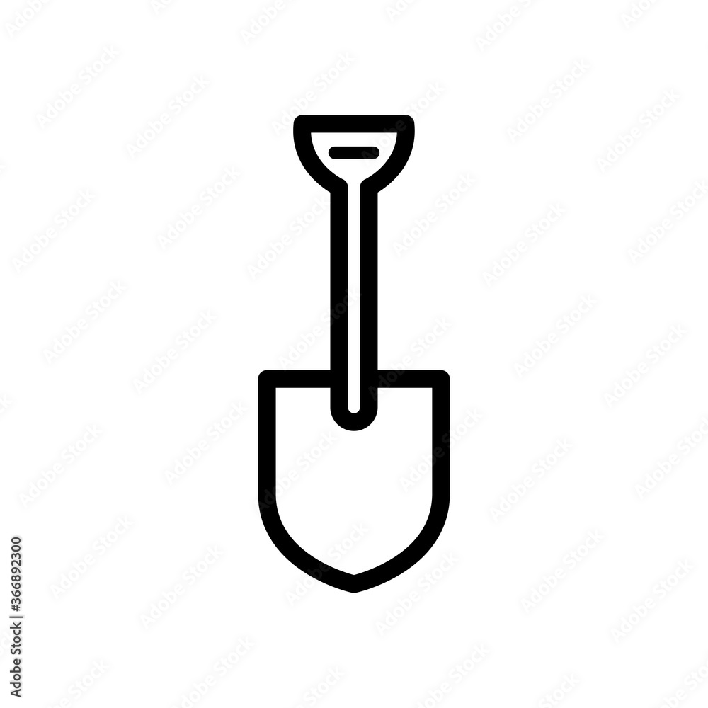 shovel icon vector design trendy shovel icon vector design trendy