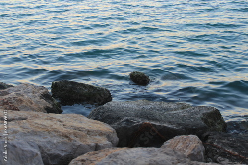 rocks in the sea (Cubelles, Barcelona, Spain)