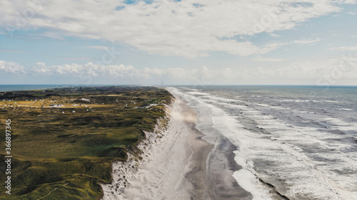 Vesterhavet in Denmark at the beach 