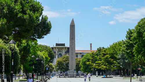 Tela obelisk in istanbul turkey
