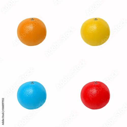 set of oranges