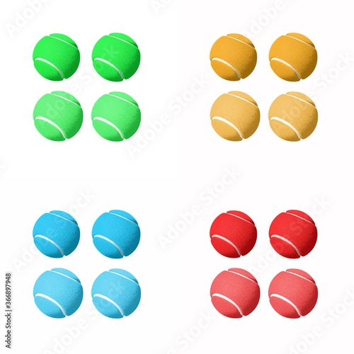 set of buttons