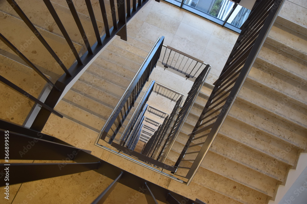 Obraz premium MOoernes Treppenhaus