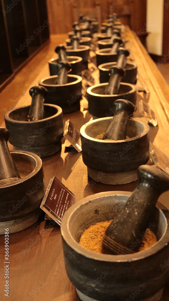 pots of spices pots of spices