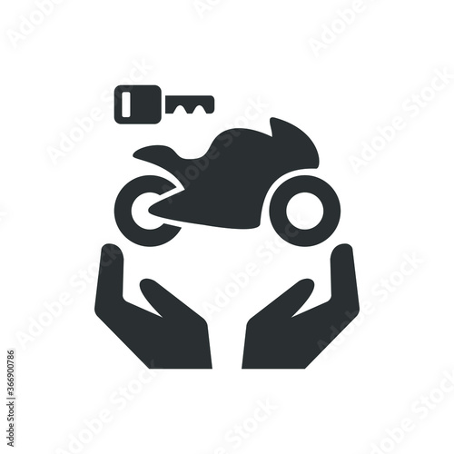 Buy a motorcycle icon