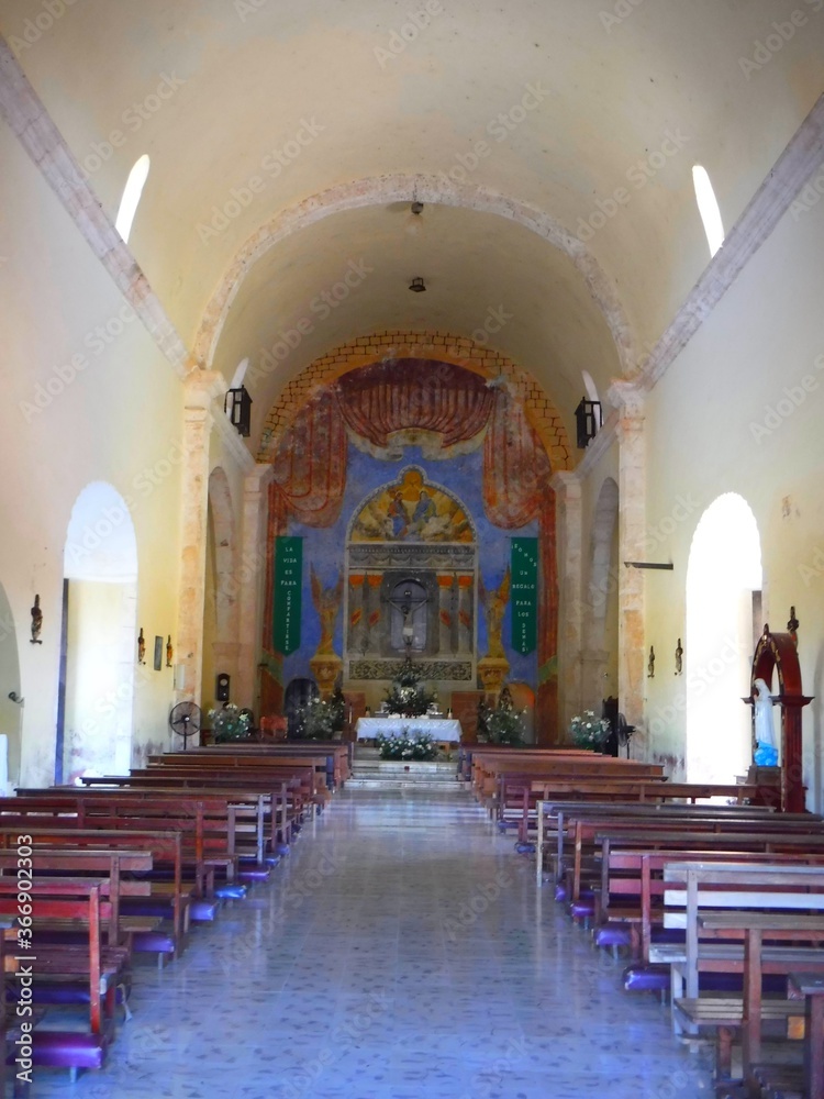 Mexico, Yucatan, Valladolid church