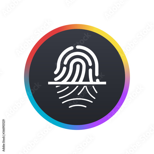 Scan Fingerprint -  Push Button