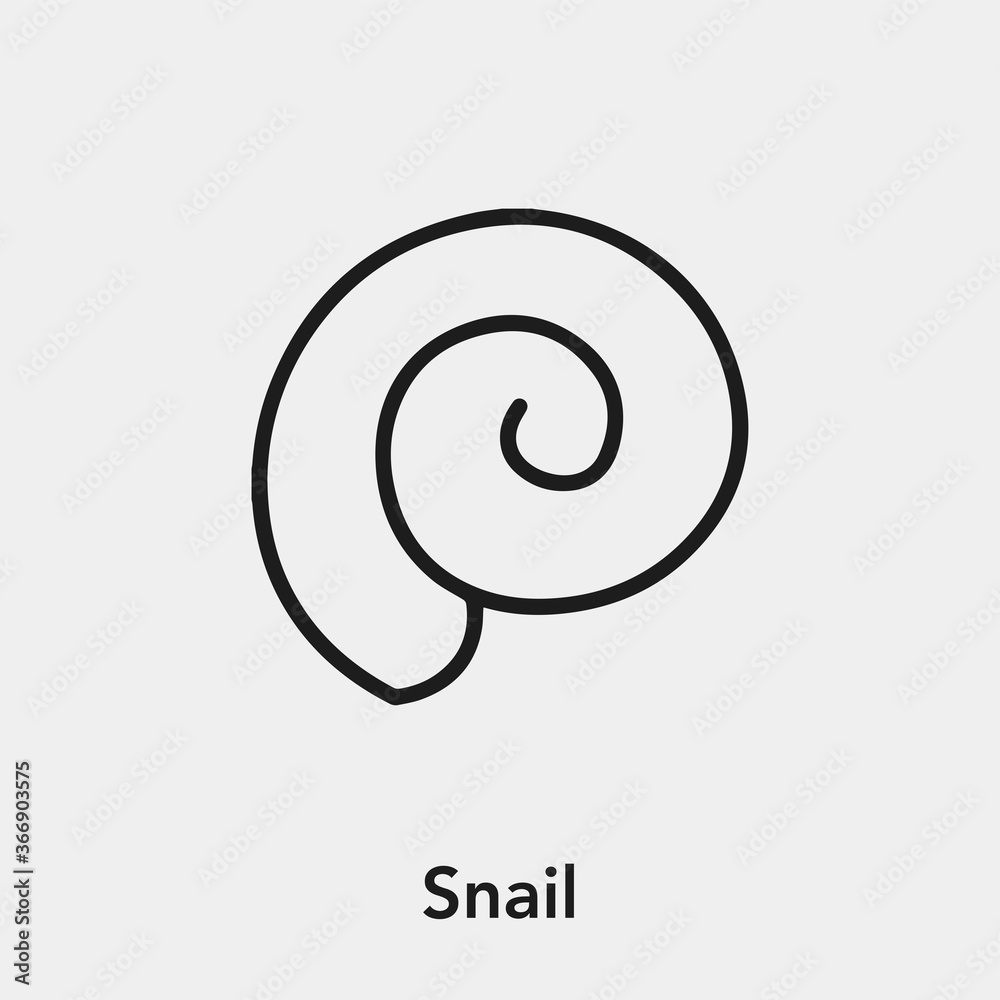 snail icon vector sign symbol snail icon vector sign symbol