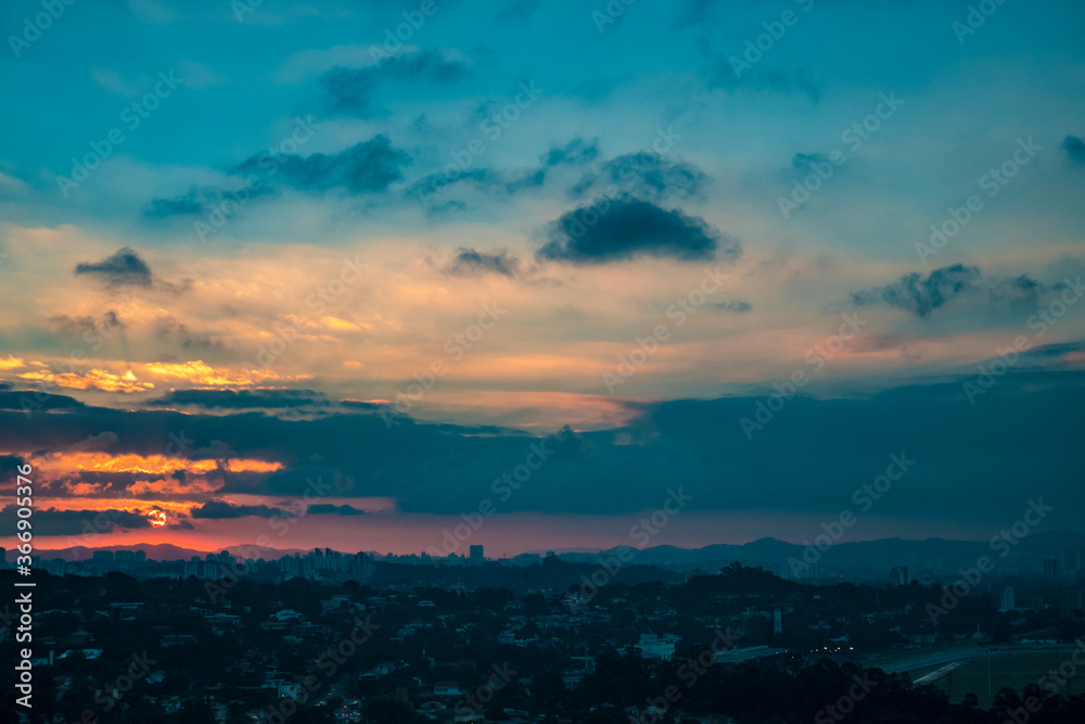 Marginal Pinheiros on a Sunset