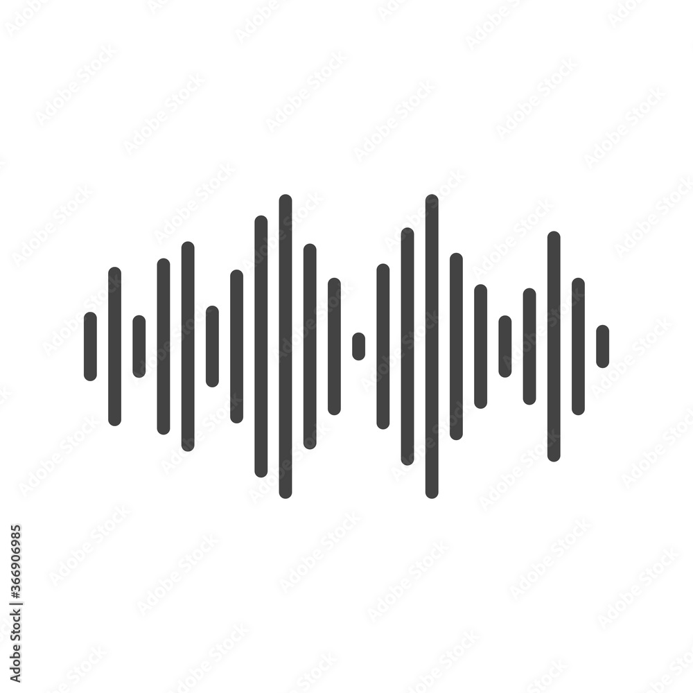 sound wave ilustration logo vector icon sound wave ilustration logo vector icon