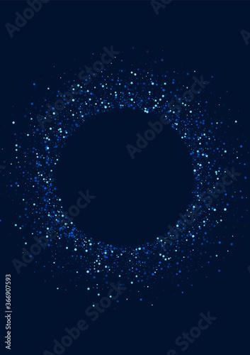 White Magic Graphic Confetti Banner. Dark 
