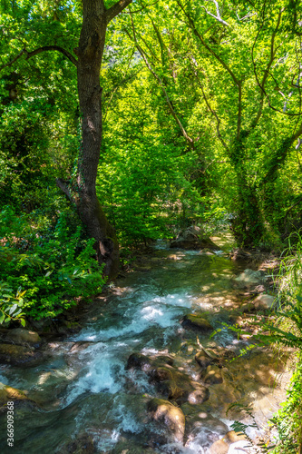 Turgut waterfall in Marmaris Town of Turkey