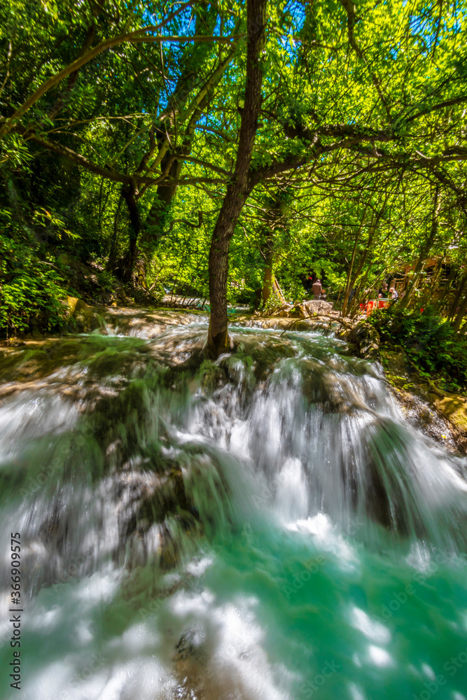 Turgut waterfall in Marmaris Town of Turkey Turgut waterfall in Marmaris Town of Turkey