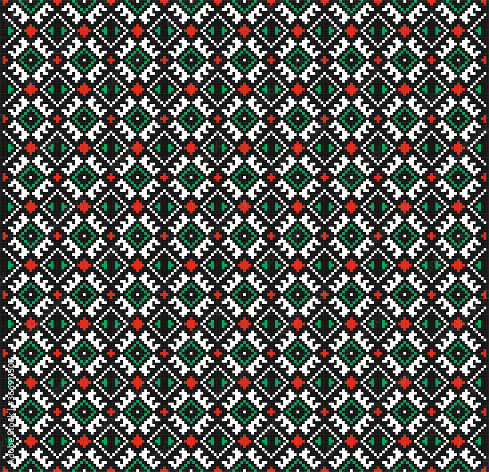 geometric pattern of moldovan traditional carpet geometric pattern of moldovan traditional carpet