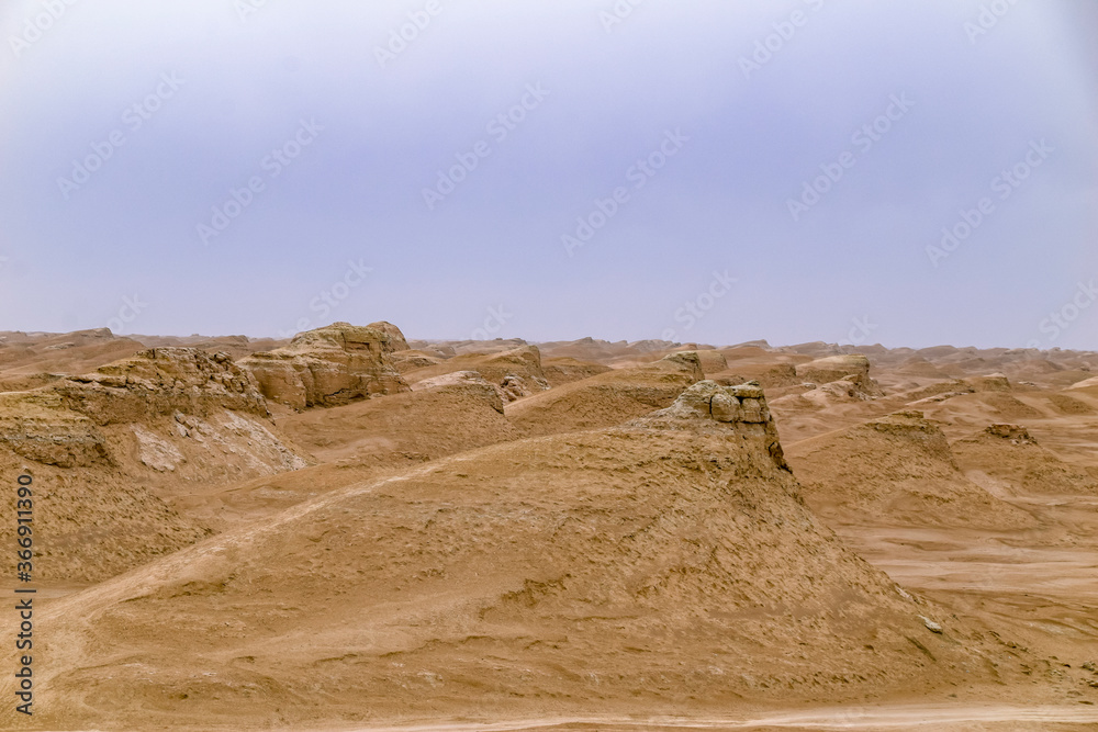 Qinghai Yardang landform Qinghai Yardang landform