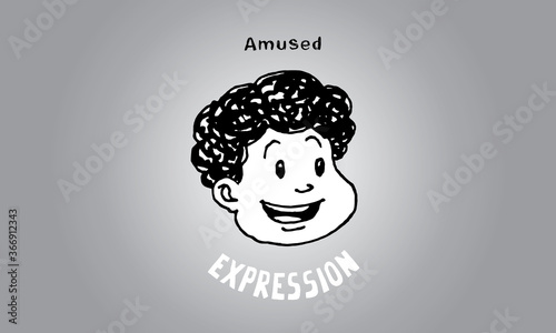 Print this illustration to express happiness.It can be used as emoticons and emojis.