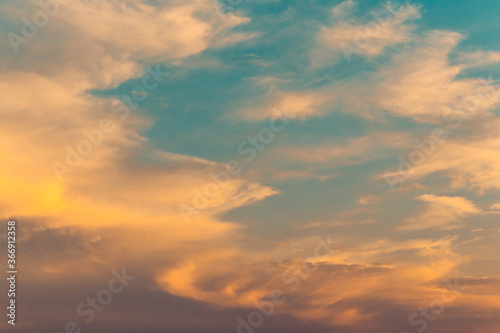 Wallpaper Mural red sky with clouds Torontodigital.ca