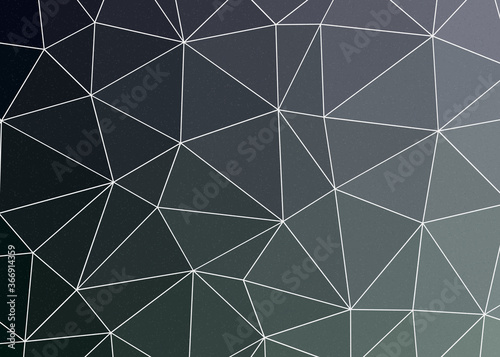 Dark Green color Abstract color Low-Polygones Generative Art background illustration